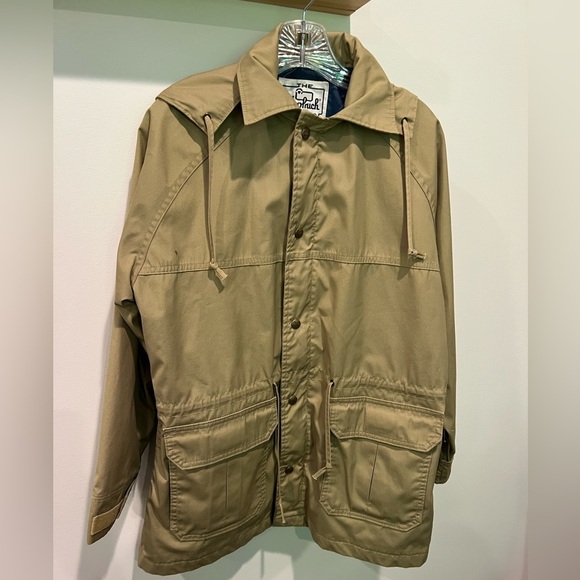 Women’s Vintage Tan Woolrich Jacket Size M - Picture 1 of 15